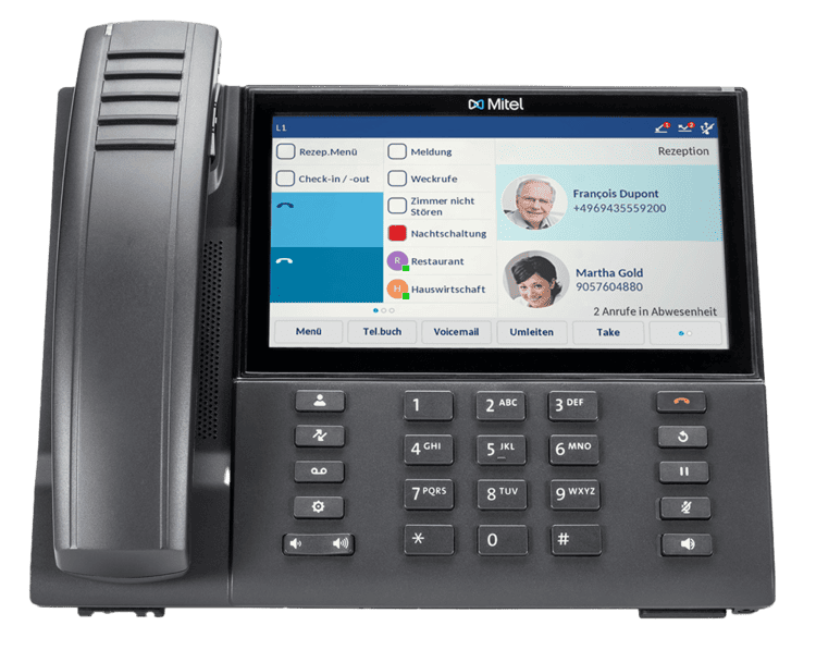 Mitel 6940 MiVoice400 Front DE 9