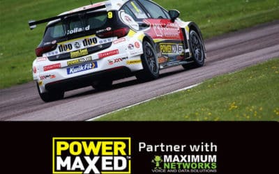 Power Maxed Racing Partner with Maximum Networks